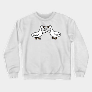 Goose Bumps Funny Meme Honk Honk 2 Crewneck Sweatshirt